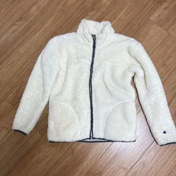 Champion 플리스 자켓 화이트