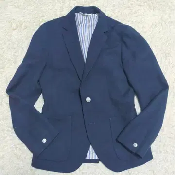 에디피스 테일러드 자켓 네이비 은단추 L