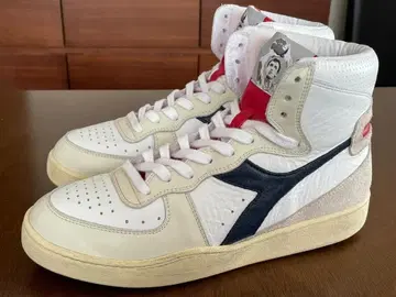 새상품 디아도라 헤리티지 MI BASKET 27cm 화이트 이탈리아제