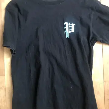 블랙 T셔츠 프론트P 백PHATRNK