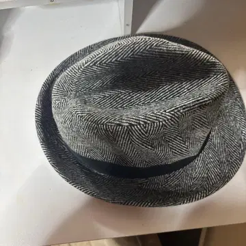 헤링본 무늬 버킷 햇