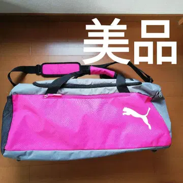 PUMA 보스턴 백 핑크/그레이