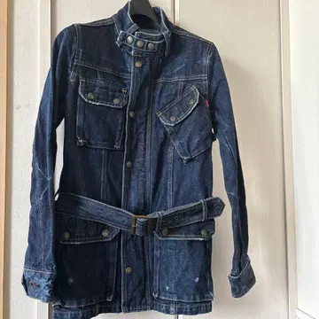 KINKY JEANS 다크 블루 데님 자켓