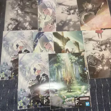 제일복권 NieR:Automata F상 클리어 포스터 낱개 판매 가능