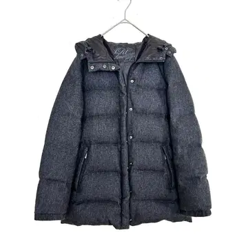 아메리칸 러그시 다운 자켓 후드 아웃도어 페더 다운 방한