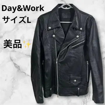 [ 새상품급 ] Day&Work 남성용 블랙 라이더 자켓