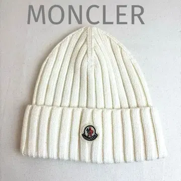 MONCLER 니트 모자 BERRETTO TRICOT 화이트
