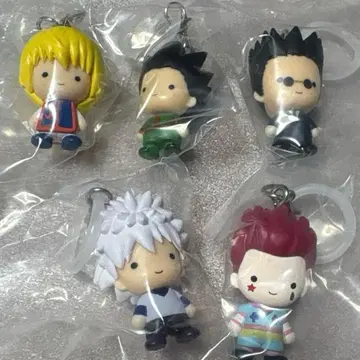 HUNTER x HUNTER 가챠가챠 참 전 5종 컴플리트 세트