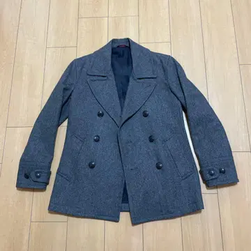 Paul Smith PS 그레이 더블 브레스트 울 코트