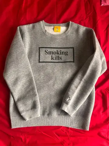 그레이 Smoking kills 맨투맨 #FR2 속기모