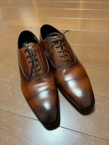 REGAL 브라운 캡토 드레스 슈즈