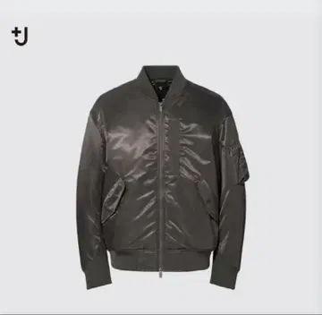 하이브리드 다운 오버사이즈 MA-1 블루종