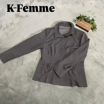 [ K-Femme ] 케이팜 버튼 재킷 그레이
