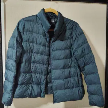 UNIQLO 울트라 라이트 다운 다크 그린 L