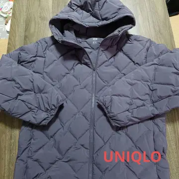 유니클로 퍼프 테크 후드티