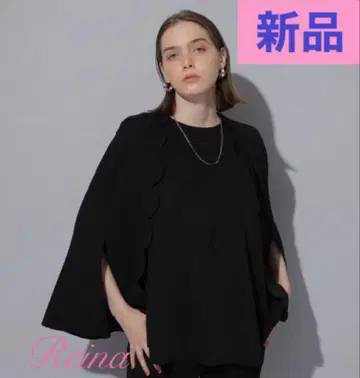 새상품 CADUNE 블라우스 카와카미 모모코 카듀네 블랙 아르페쥬 스토리