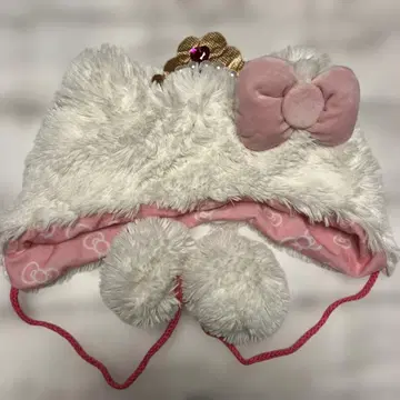 USJ 키티 팬캡 티아라 복슬복슬 포근포근 산리오