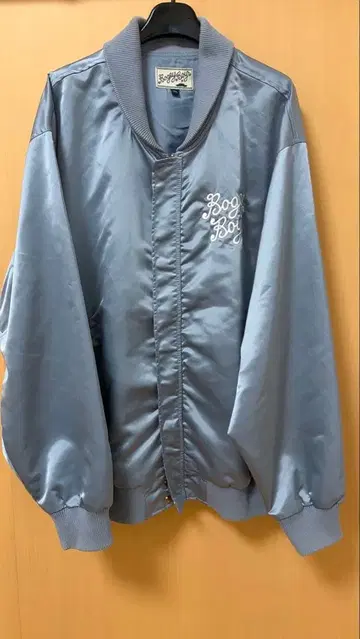 Bogy Boys 블루 나일론 자켓