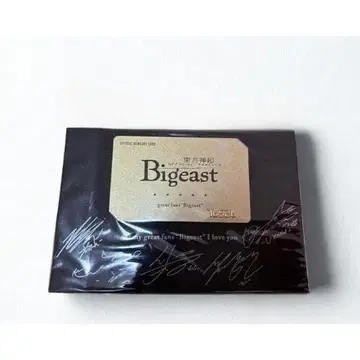 [ 동방신기 Bigeast 멤버스 카드 & 대지 세트 ]