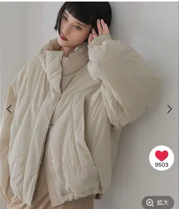 LOWRYSFARM 몬스터 숏코트 아이보리