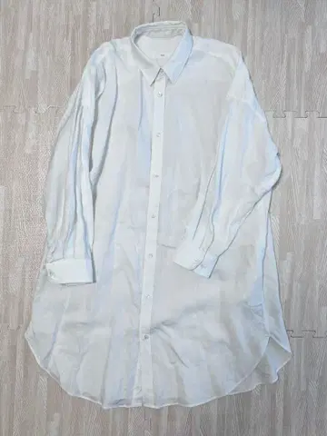 wafu. 린넨 셔츠 여유로운 세련된 빅 실루엣 셔츠