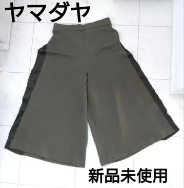 야마다야 souer7 올리브 그린 가우초 팬츠 9호 가을 겨울용