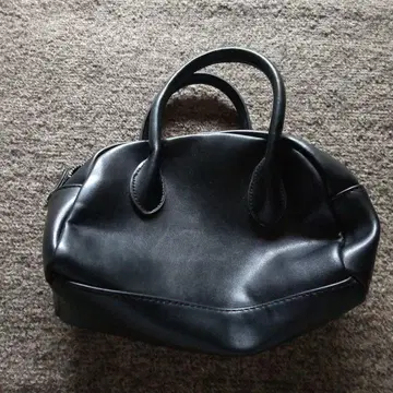 블랙 핸드백 지퍼식