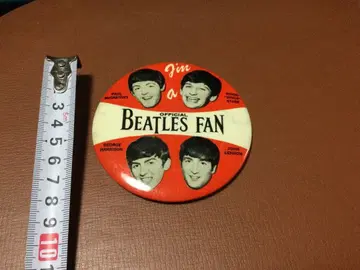 I'm a Beatles Fan 캔뱃지 50년 정도 전의 레어 상품