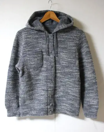 마드모아젤 논논 니트 후드티 L 후디 자켓