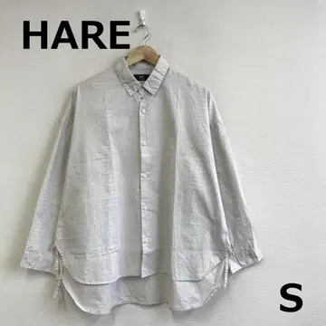 A1031A08 [ HARE ] 크로커다일 패턴 오버 사이즈 셔츠