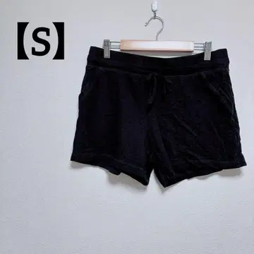 숏팬츠 [ S ] 블랙 포켓 있음 심플 여성용 키즈