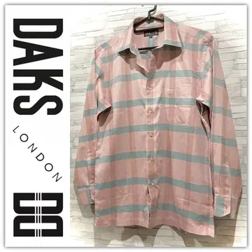 DAKS LONDON 닥스 런던 체크 무늬 긴팔 셔츠 M 사이즈