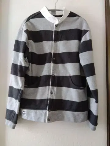 참스 보더 맨투맨 가디건 속기모 그레이