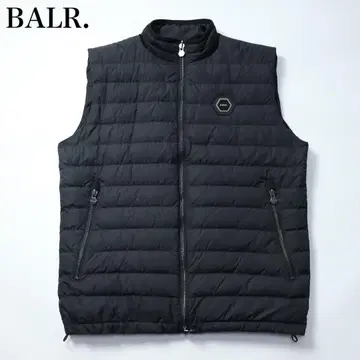 BALR. 보라 다운 베스트 블랙 남성용