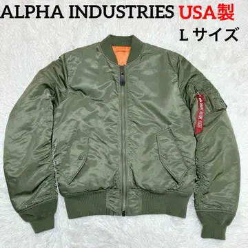 [ 새상품급 ] 알파인더스트리 MA-1 플라이트 자켓 USA L