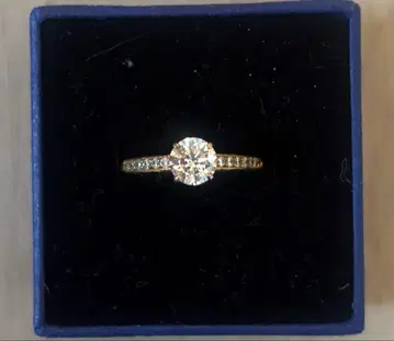 스와로브스키 반지 로즈 골드 58