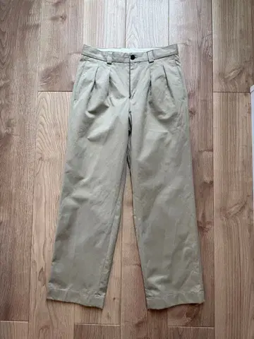 UNITED ARROWS 베이지 치노 팬츠 남성용 S