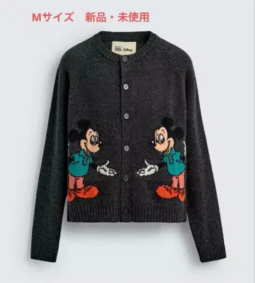 ZARA 미키마우스 가디건 M 사이즈