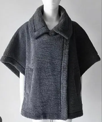 택 포함 새상품 passione 테디베어 케이프 코트