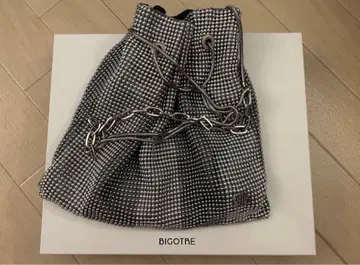 BIGOTRE PURSE STRIPE 숄더백 실버