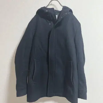 다케오 키쿠치 남성용 코트 후드 달린 심플