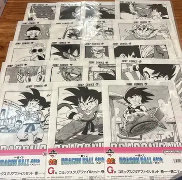제일복권 드래곤볼 G상 클리어 파일 세트 19점