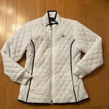 테일러메이드 충전솜 집업 자켓 화이트 S
