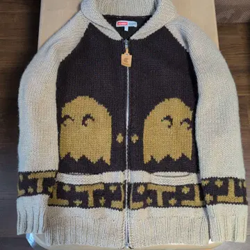 니트 자켓 엑스라지 팩맨 콜라보