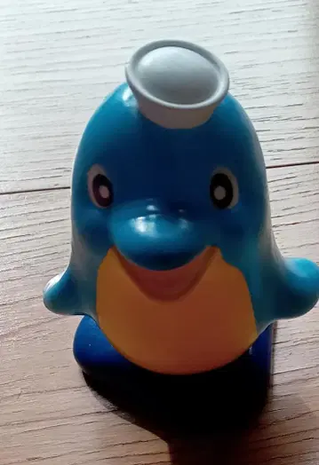 태평양증권 파랑 돌고래 저금통 쇼와 레트로