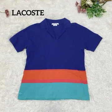 a.1486 [라코스테] 피케 셔츠 반팔 상의 컬러풀 스포티 러프
