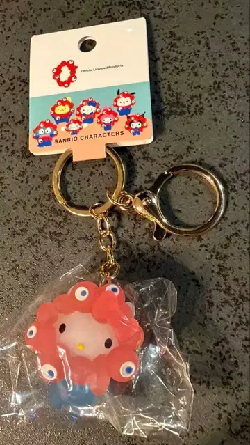 EXPO2025 산리오 미야쿠미야쿠 키링 클리어 키티