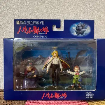 지브리 하울의 움직이는 성 피규어 3체 세트