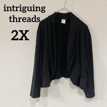 새상품급 intriguing threads [ 2X ] 블랙 가디건