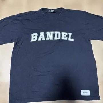 BANDEL 블랙 T셔츠 로고